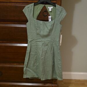 House of Harlow 1960 Sage Green Mini Dress